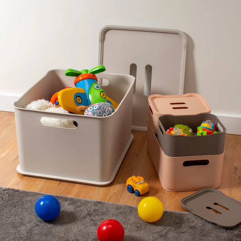 caixa organizadora com tampa 23,9 litros