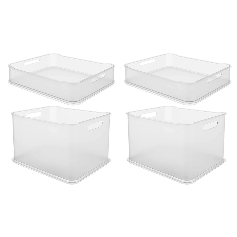 conjunto de caixas organizadoras 4 peças