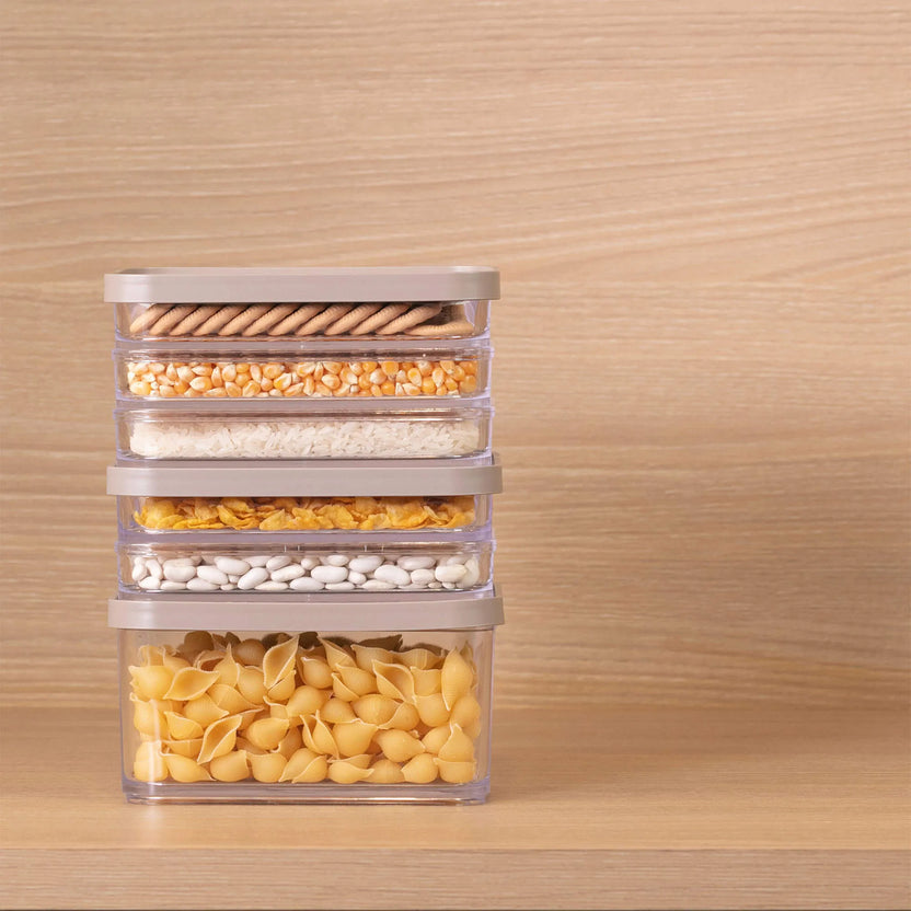 conjunto de potes trio 840ml 4 peças