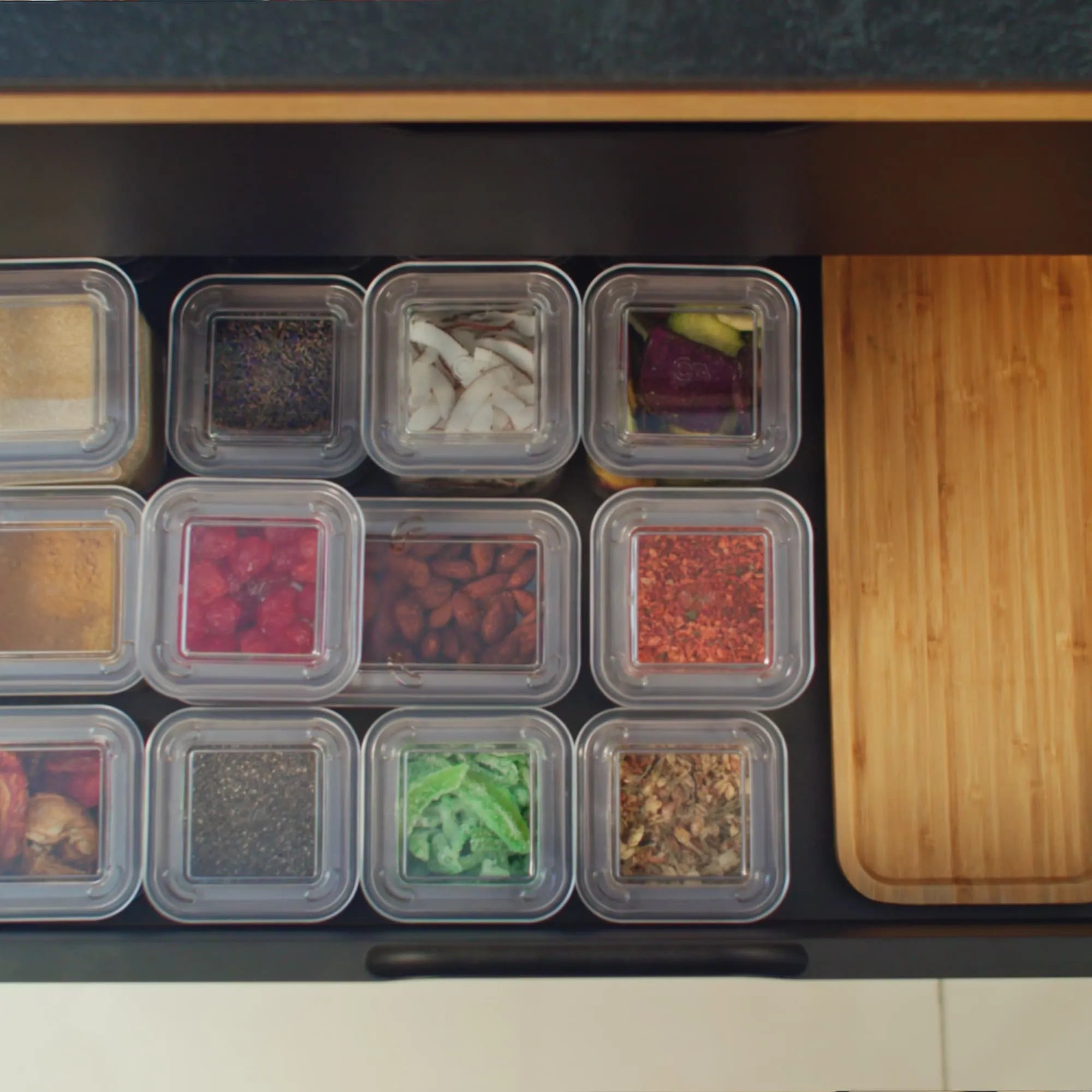 conjunto de potes herméticos 1,2 litros 8 peças