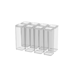 conjunto de potes herméticos 1,2 litros 8 peças