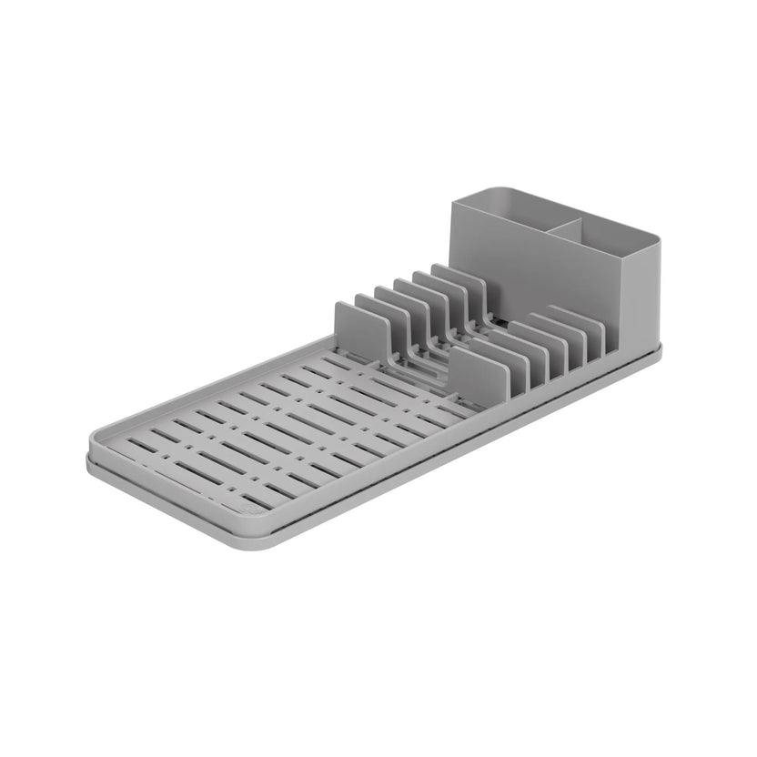 escorredor de louças com tapete de pia