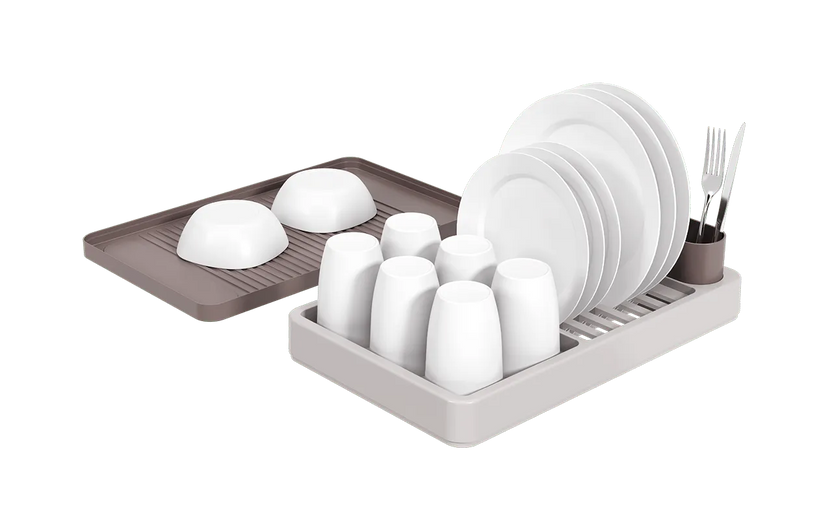 kit para pia com dispensador, escorredor e lixeira