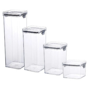 kit de potes herméticos 4 peças